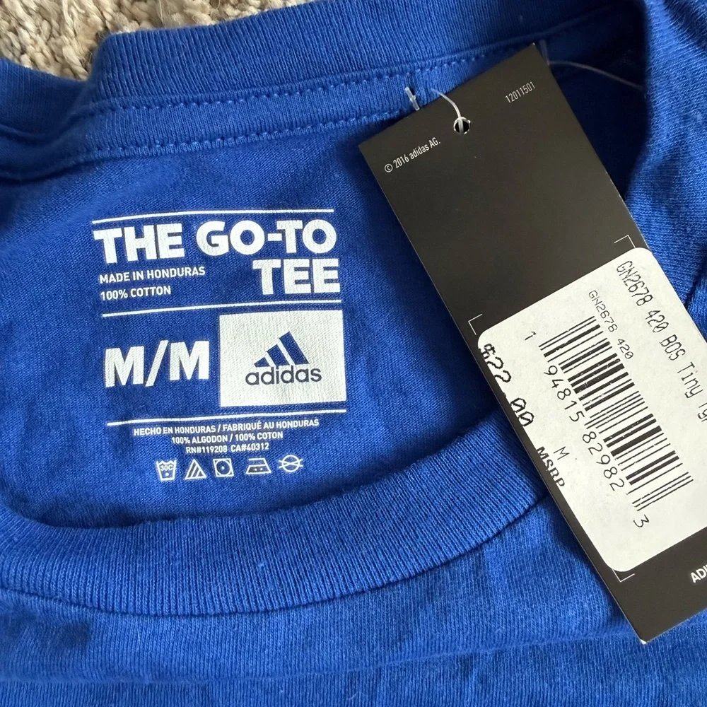 NWT Adidas “The Go To Tee” shirt Medium 19x24